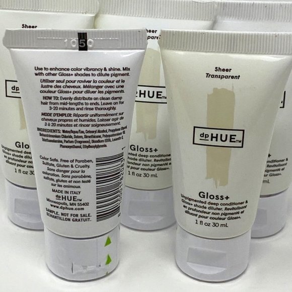 DP Hue Gloss+ Transparent Sheer 1 oz - 5 pack - Picture 2 of 3